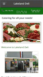 Mobile Screenshot of lakelanddeli.com